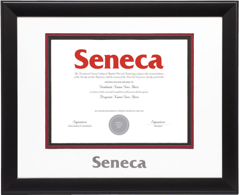 Seneca College Alumni Diploma Frames Online Store